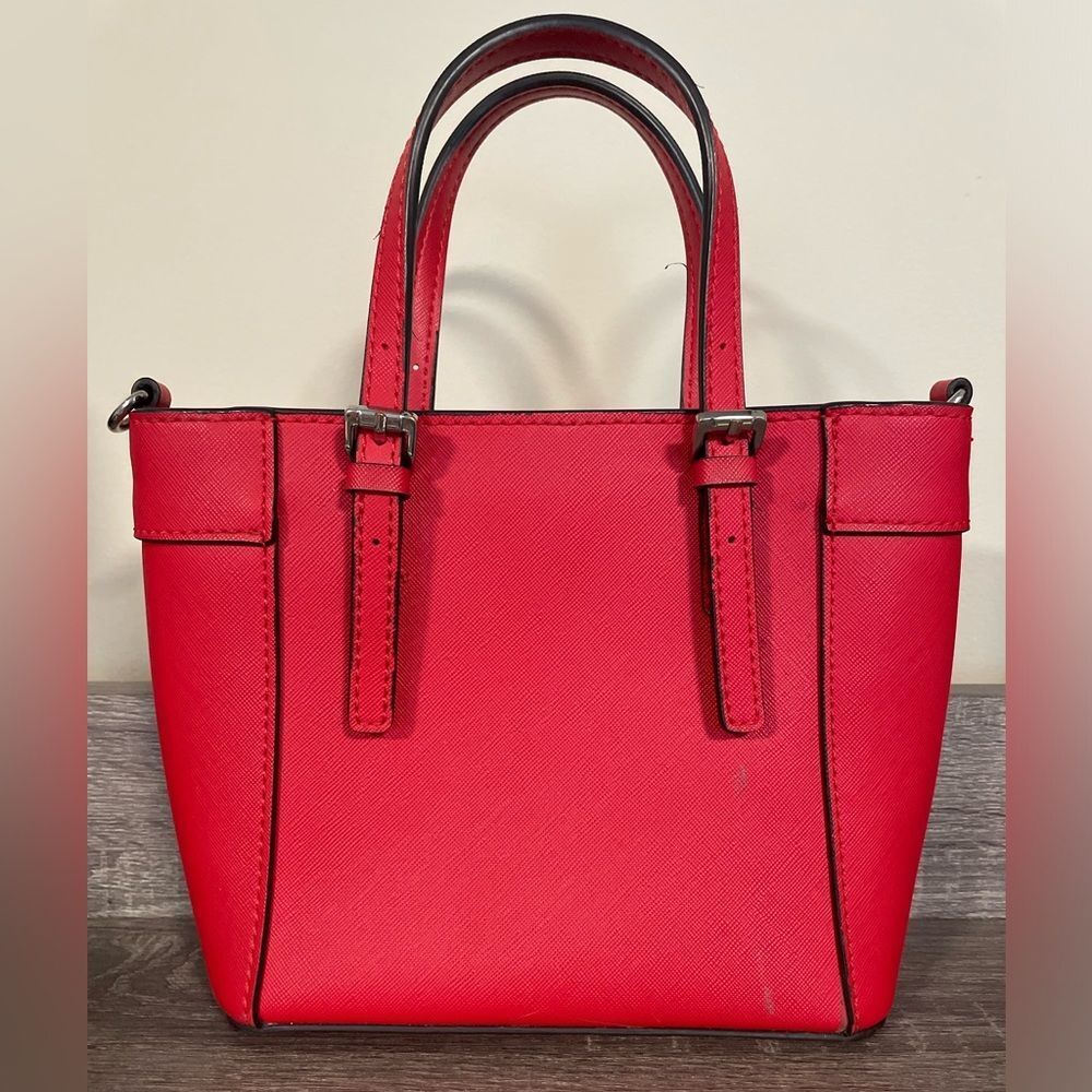 Red Guess Mini Tote - Picture 2 of 5